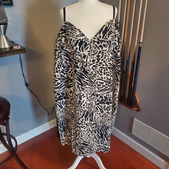 NWT Target x Sergio Hudson Animal Print Fitted Dress 3X - Picture 4 of 10
